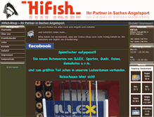 Tablet Screenshot of hifish.net